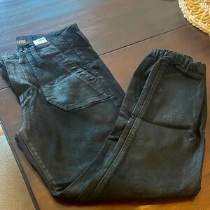 PAIGE Mayslie Jogger - black wax like finish